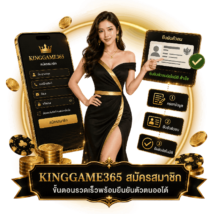 KINGGAME 365 สมัครสมาชิก ขั้นตอนรวดเร็ว