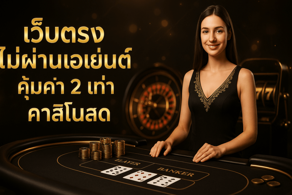 เว็บตรง ไม่ผ่านเอเย่นต์