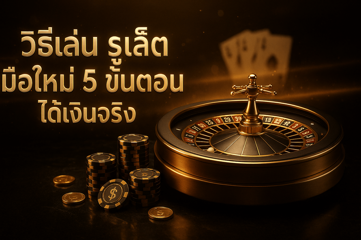 วิธีเล่น รูเล็ต มือใหม่